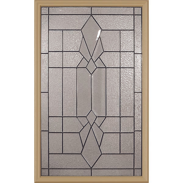 Western Reflections Jameston Door Glass - 24" x 38" Frame Kit