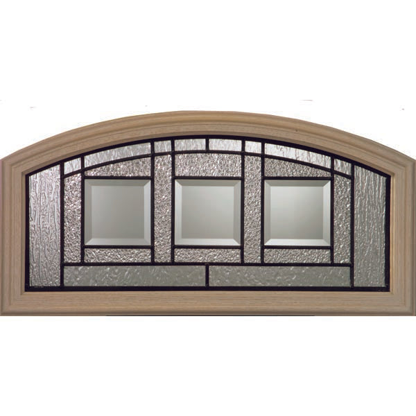 Western Reflections Vintage Craftsman Door Glass - 24" x 12" Frame Kit