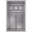 Western Reflections Vintage Craftsman Door Glass - 24" x 38" Frame Kit
