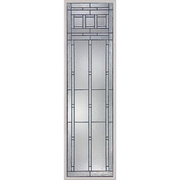 Western Reflections Vintage Craftsman Door Glass - 24" x 82" Frame Kit