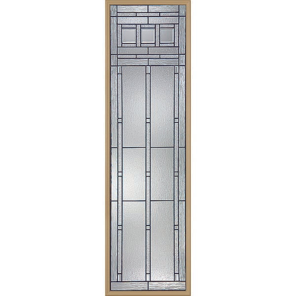 Western Reflections Vintage Craftsman Door Glass - 24" x 82" Frame Kit