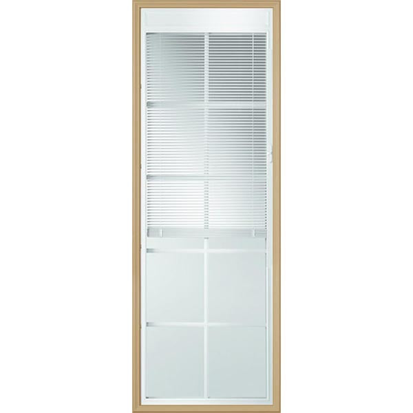 ODL Enclosed Blinds - Low-E Glass - Triple Pane - 10 Light - Internal Grille - 24" x 66" Frame Kit
