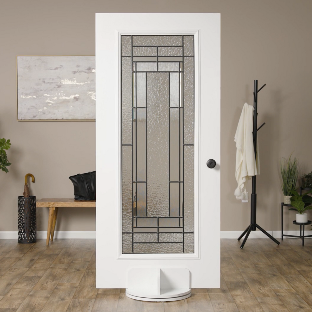 Western Reflections Pembrook Door Glass - 9" x 66" Frame Kit