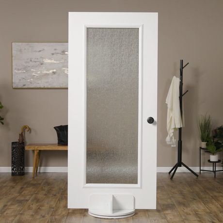 ODL Venting Low-E Door Glass - Textured Rain - 22" x 38" Frame Kit