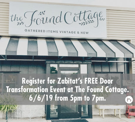 Zabitat's "Door Transformation" Event at The Found Cottage
