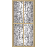 ODL Mistify Low-E Door Glass - 4 Light - Simulated Divided Light - 24" x 50" Frame Kit