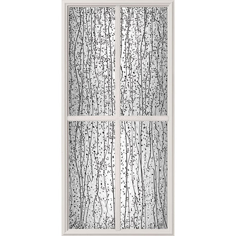 ODL Mistify Low-E Door Glass - 4 Light - Simulated Divided Light - 24" x 50" Frame Kit