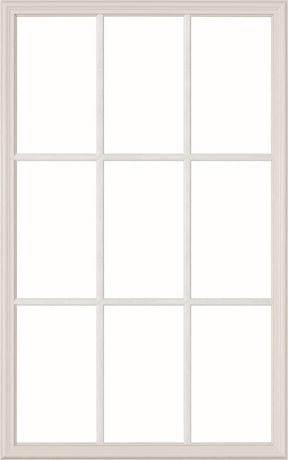 24" X 38" 9 Light Replacement Frame Set for 1/2" thick door glass (glass not included)