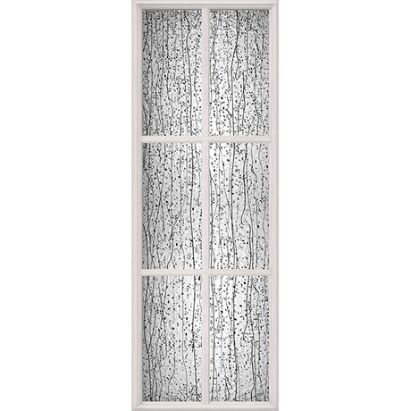 ODL Mistify Low-E Door Glass - 6 Light - Simulated Divided Light - 24" x 66" Frame Kit