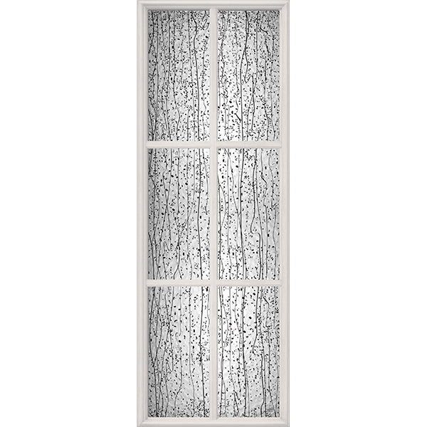 ODL Mistify Low-E Door Glass - 6 Light - Simulated Divided Light - 24" x 66" Frame Kit