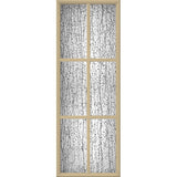 ODL Mistify Low-E Door Glass - 6 Light - Simulated Divided Light - 24" x 66" Frame Kit