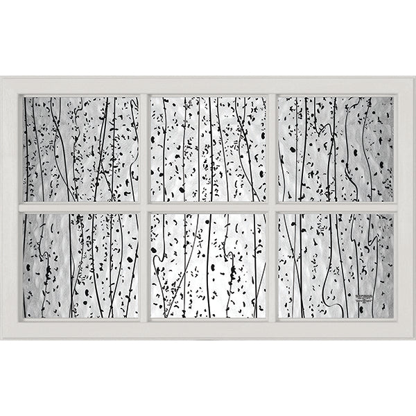 ODL Mistify Low-E Door Glass - 6 Light - Simulated Divided Light - 24" x 17.25" Craftsman Frame Kit