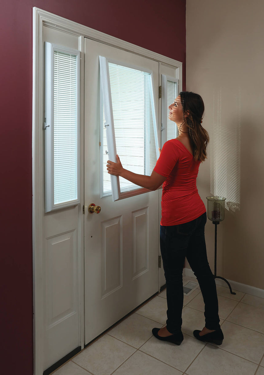 How to Add Enclosed Blinds to Your Front Door - DIY Complete Guide ...