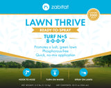 Zabitat Lawn Thrive Ready-to-Spray Liquid Lawn Fertilizer