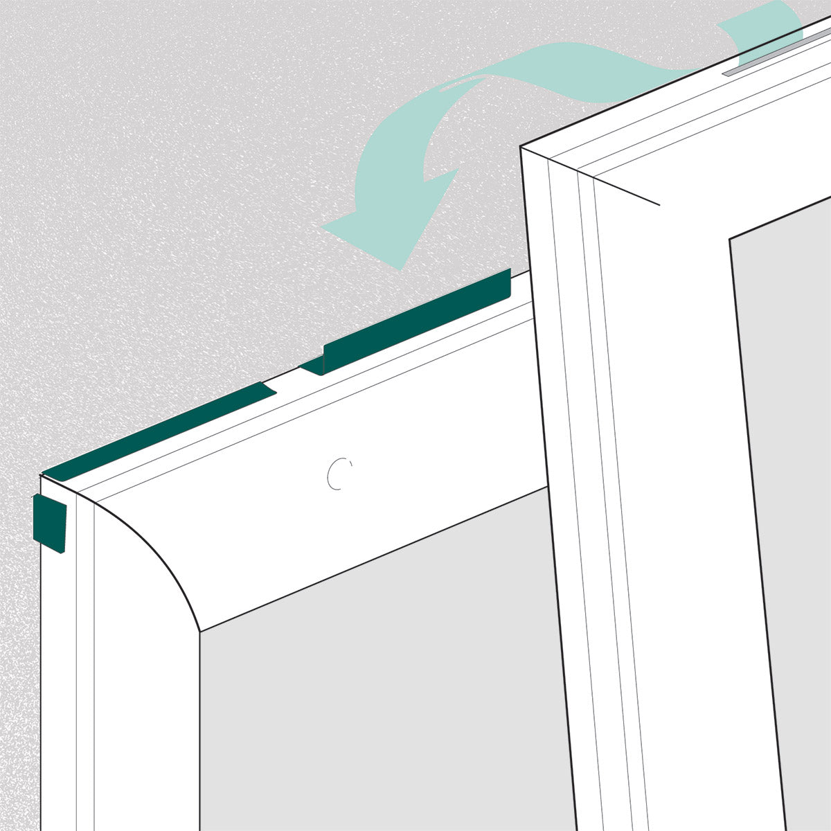 ODL Add On Blinds For Raised Frame Doors 24 X 66 Zabitat Odl add on blinds for raised frame doors 24 x 66 zabitat