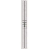 ODL Impact Resistant Bay Point Door Glass - 10" x 82" Frame Kit