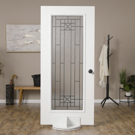 ODL Destination Door Glass - Courtyard - 10" x 66" Craftsman Frame Kit