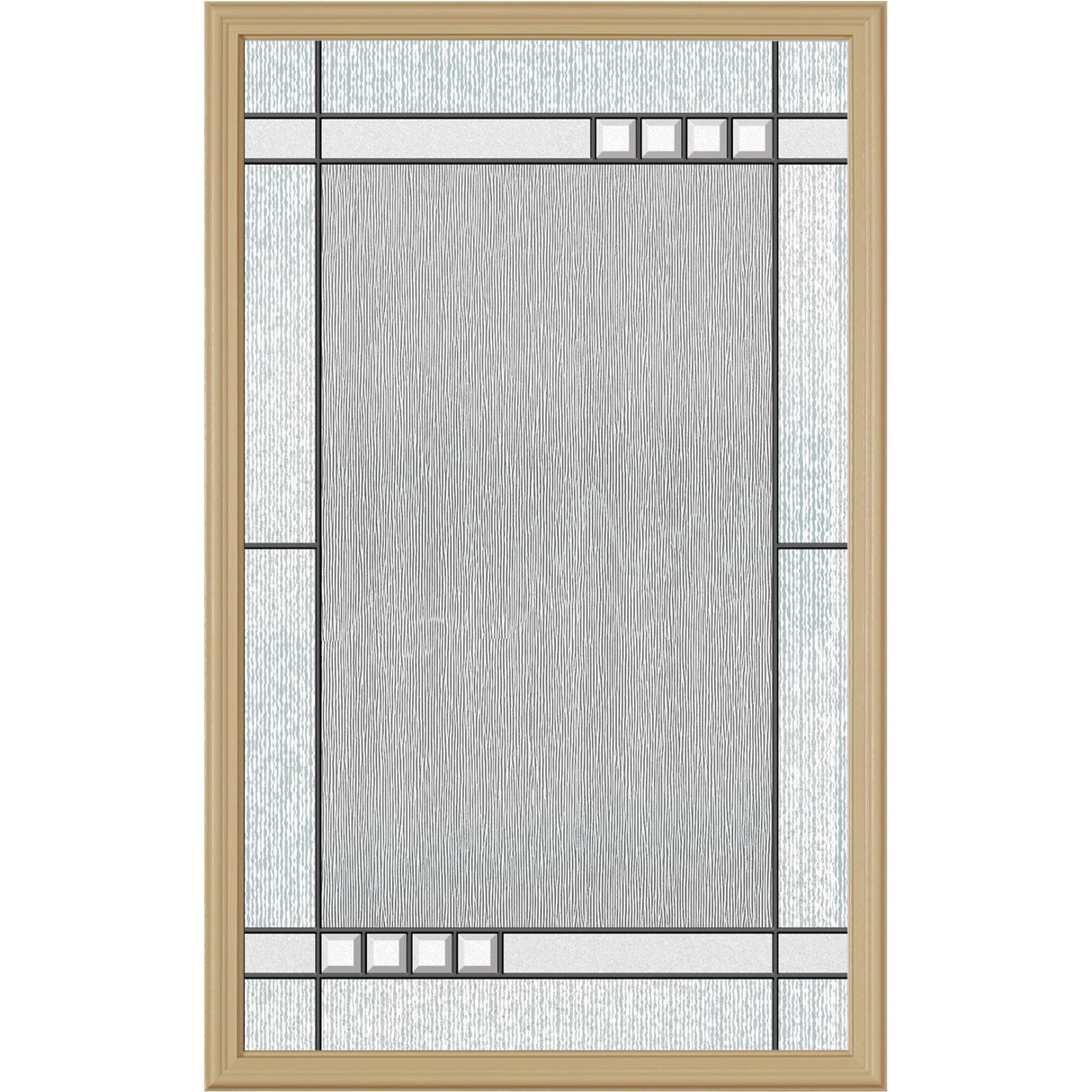 Western Reflections Edgewood Door Glass - 24" x 38" Frame Kit