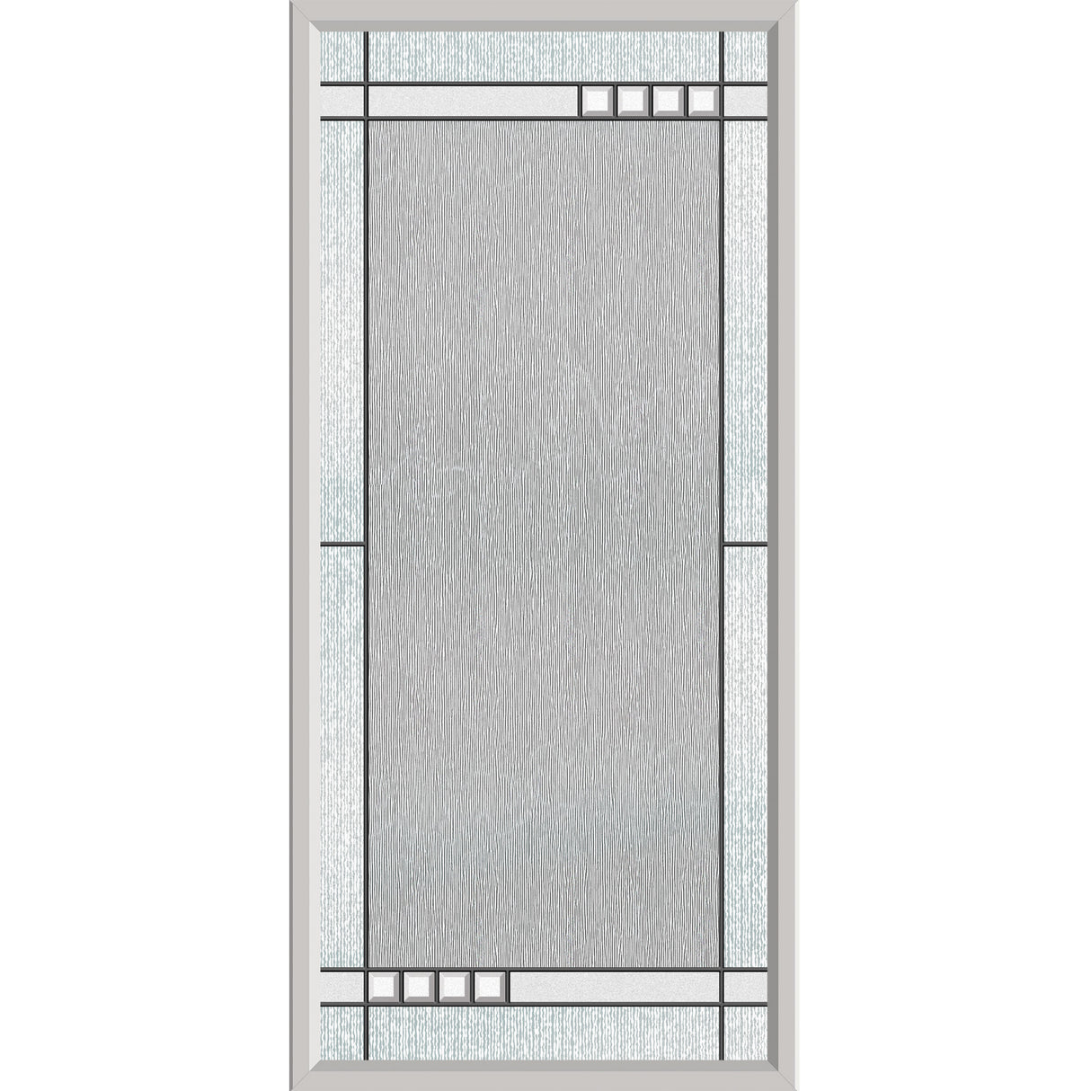 Western Reflections Impact Resistant Edgewood Door Glass - 24" x 50" Frame Kit