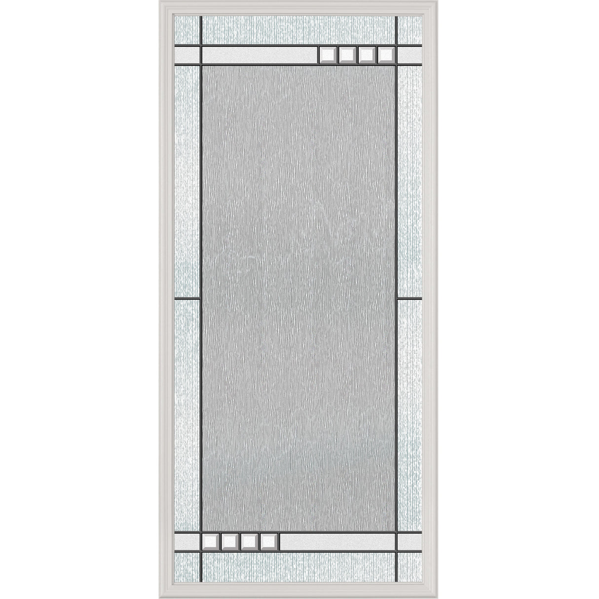 Western Reflections Edgewood Door Glass - 24" x 50" Frame Kit