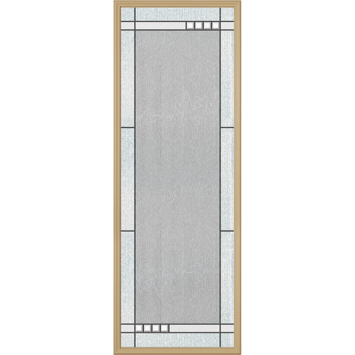 Western Reflections Edgewood Door Glass - 24" x 66" Frame Kit