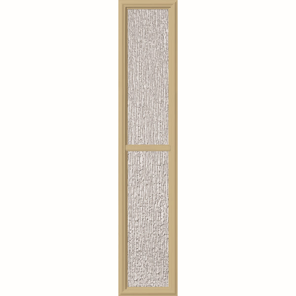 ODL Perspectives Low-E Door Glass - 2 Light - Rain - Simulated Divided Light - 10" x 50" Frame Kit