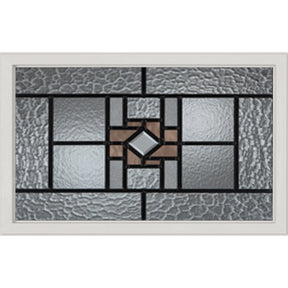 Western Reflections Mission Ridge Door Glass - 27" x 17.25" Craftsman Frame Kit