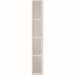 ODL Perspectives Low-E Door Glass - 4 Light - Rain - Simulated Divided Light - 10" x 66" Frame Kit