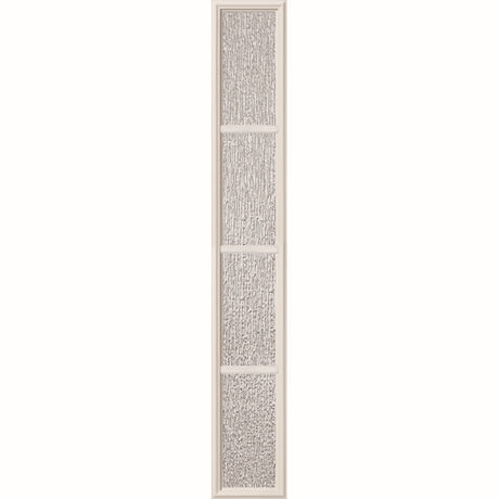 ODL Perspectives Low-E Door Glass - 4 Light - Rain - Simulated Divided Light - 10" x 66" Frame Kit