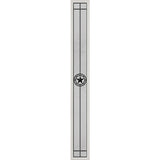 ODL Micro-Granite Elegant Star Door Glass - 10" x 82" Frame Kit