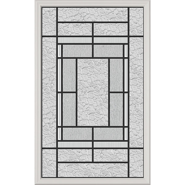 Western Reflections Pembrook Door Glass - 24" x 38" Frame Kit