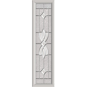 Western Reflections Laurel Door Glass - 10" x 38" ZEEL Flat Frame Kit