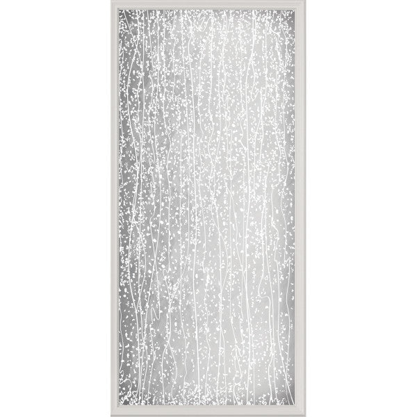 ODL Mistify White Low-E Door Glass - 24" x 50" Frame Kit