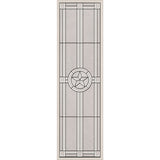 ODL Micro-Granite Elegant Star Door Glass - 24" x 82" Frame Kit