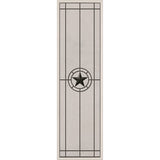 ODL Micro-Granite Elegant Star Door Glass - 24" x 82" Frame Kit
