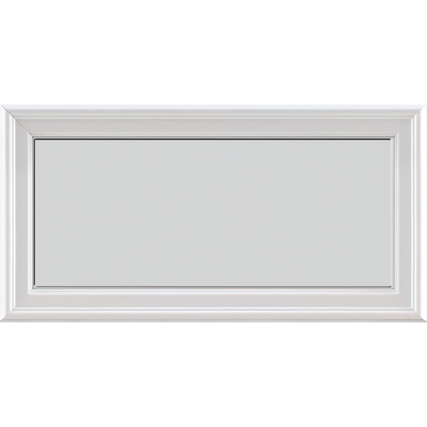 ODL Impact Resistant Perspectives Low-E Door Glass - Blanca - 24" x 12" Frame Kit