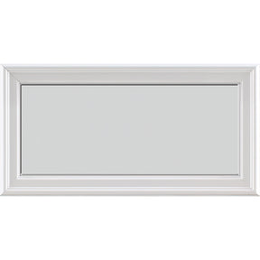 ODL Impact Resistant Perspectives Low-E Door Glass - Blanca - 24" x 12" Frame Kit