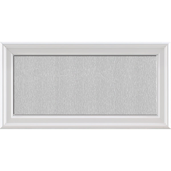 ODL Impact Resistant Perspectives Low-E Door Glass - Textured Streamed - 24" x 12" Frame Kit