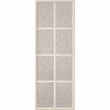 ODL Perspectives Low-E Door Glass - 8 Light - Rain - Simulated Divided Light - 24" x 66" Frame Kit