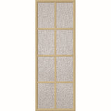 ODL Perspectives Low-E Door Glass - 8 Light - Rain - Simulated Divided Light - 24" x 66" Frame Kit