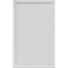ODL Impact Resistant Perspectives Low-E Door Glass - Blanca - 24" x 38" Frame Kit