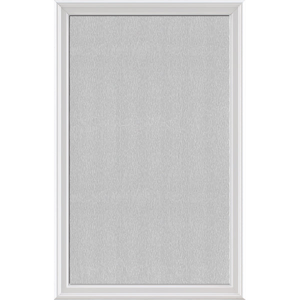 ODL Impact Resistant Perspectives Low-E Door Glass - Textured Streamed - 24" x 38" Frame Kit