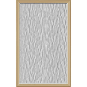 ODL Perspectives Low-E Door Glass - Textured Vapor - 24" x 38" Frame Kit
