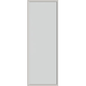 ODL Perspectives Low-E Door Glass - Blanca - 24" x 66" ZEEL Flat Frame Kit