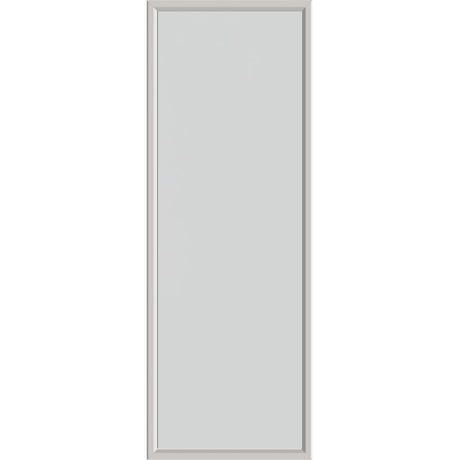 ODL Perspectives Low-E Door Glass - Blanca - 24" x 66" ZEEL Flat Frame Kit
