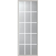 ODL Clear Door Glass - 15 Light - 5/8 Internal Grille - 24" x 66" ZEEL Flat Frame Kit