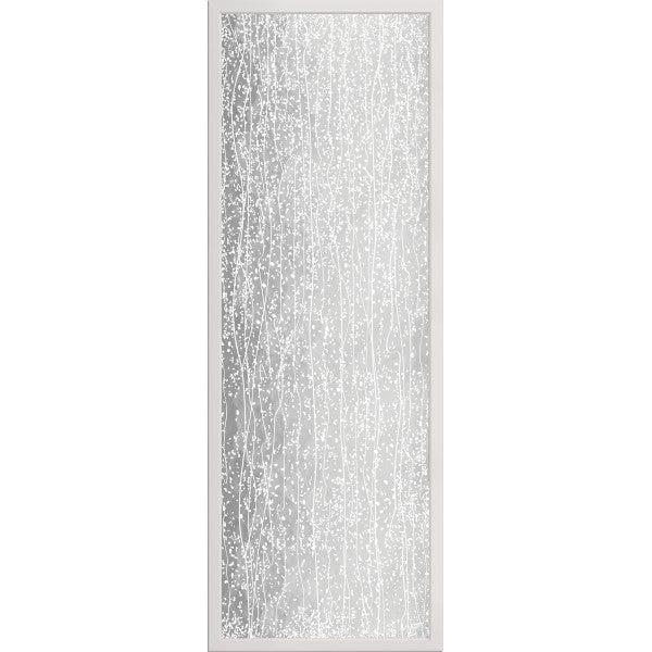 ODL Impact Resistant Mistify White Low-E Door Glass - 24" x 66" Frame Kit