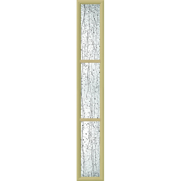 ODL Mistify Low-E Door Glass - 3 Light - Simulated Divided Light - 10" x 66" Frame Kit