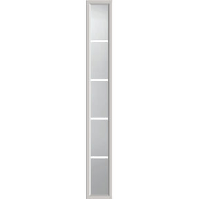 ODL Clear Low-E Door Glass - 5 Light - 5/8 Internal Grille - 9" x 66" ZEEL Flat Frame Kit