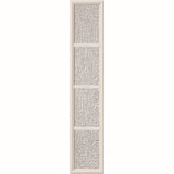 ODL Perspectives Low-E Door Glass - 4 Light - Rain - Simulated Divided Light - 10" x 50" Frame Kit